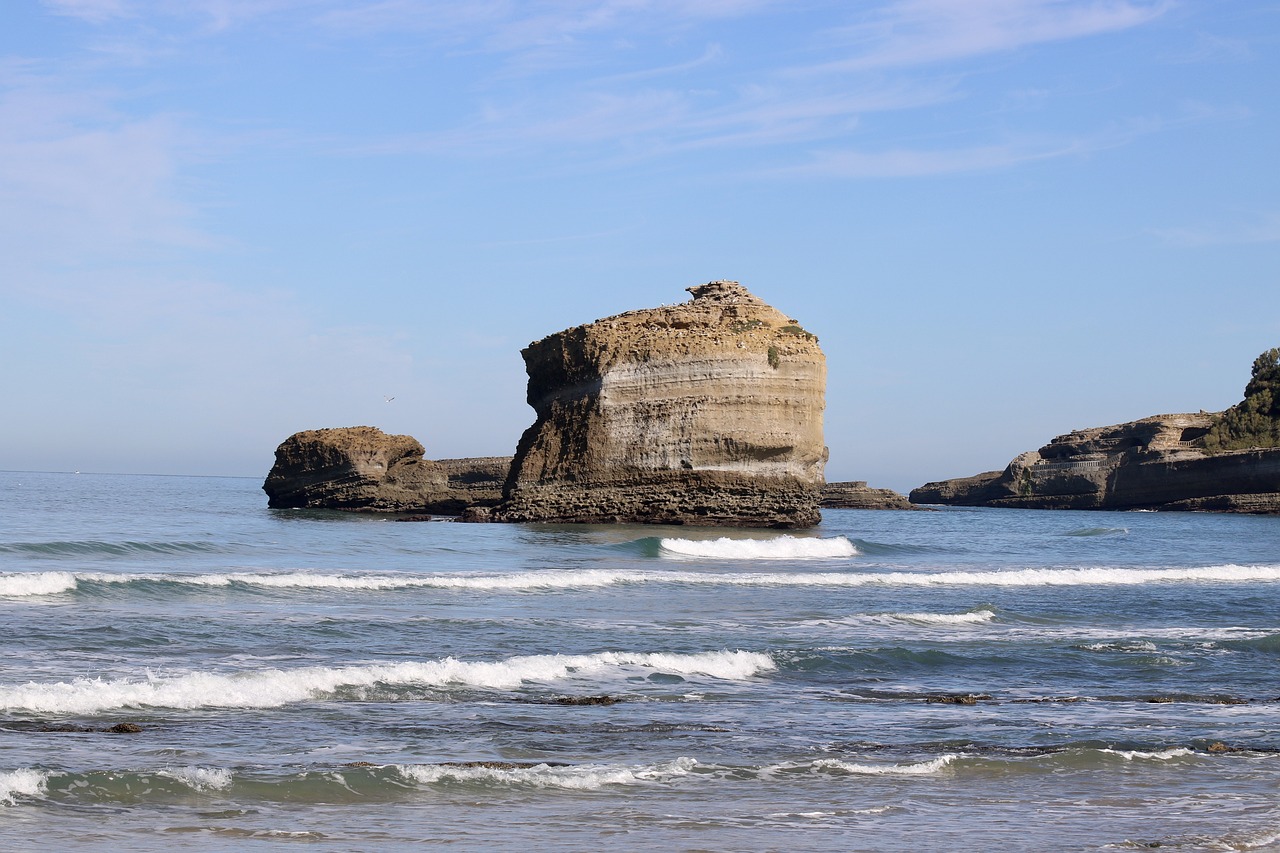 La plage de Biarritz